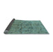 Sideview of Oriental Light Blue Industrial Rug, urb3038lblu