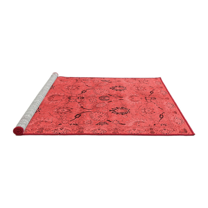 Industrial Red Washable Rugs