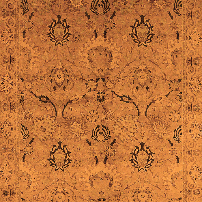 Oriental Orange Industrial Rug, urb3038org