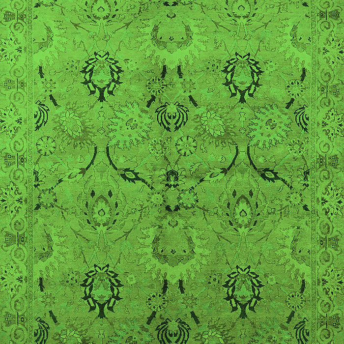 Oriental Green Industrial Rug, urb3038grn