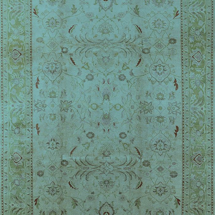 Oriental Light Blue Industrial Rug, urb3039lblu
