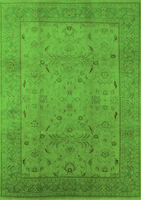 Oriental Green Industrial Rug, urb3039grn