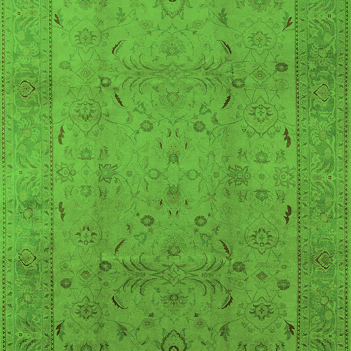 Oriental Green Industrial Rug, urb3039grn