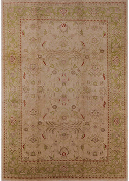 Mid-Century Modern Light Brown Oriental Rug, urb3039