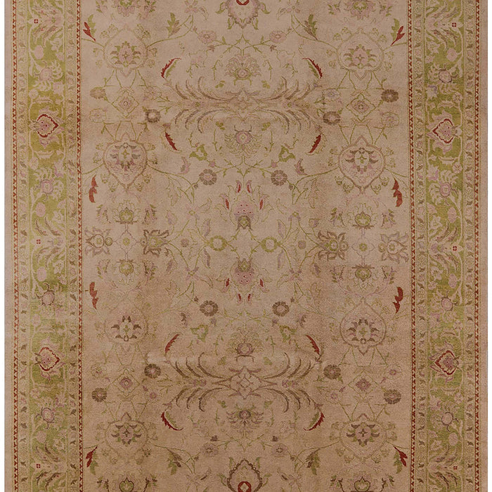 Mid-Century Modern Light Brown Oriental Rug, urb3039