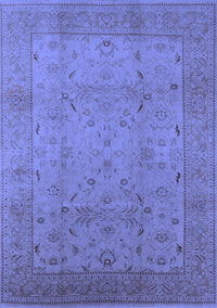 Oriental Blue Industrial Rug, urb3039blu