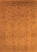 Oriental Orange Industrial Rug, urb3039org