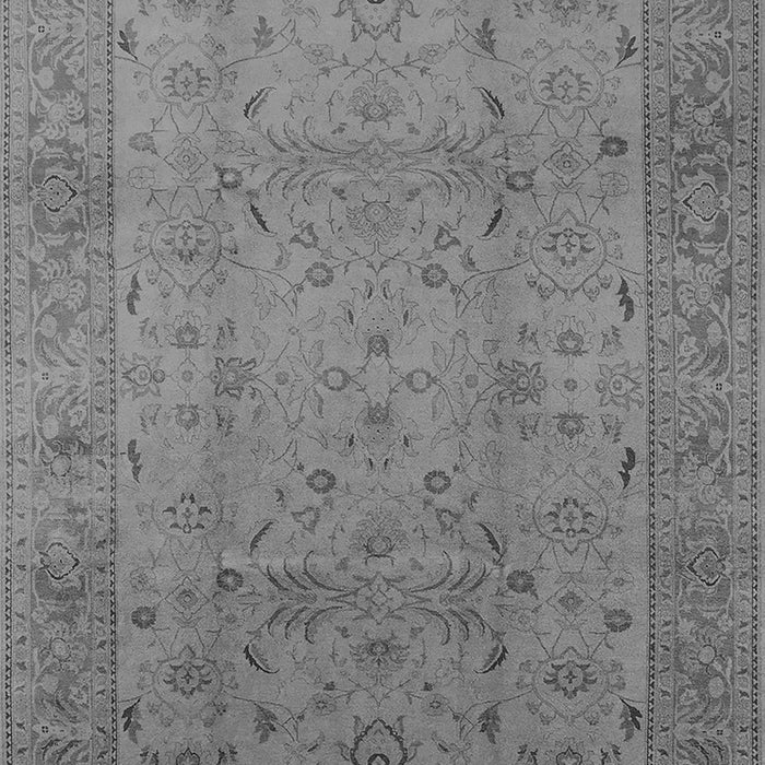 Machine Washable Oriental Gray Industrial Rug, wshurb3039gry