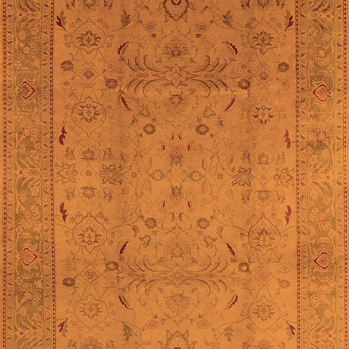 Machine Washable Oriental Orange Industrial Area Rugs, wshurb3039org