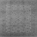 Square Oriental Gray Industrial Rug, urb3039gry