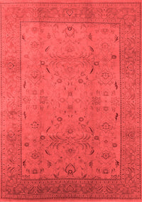 Oriental Red Industrial Rug, urb3039red