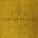 Square Oriental Yellow Industrial Rug, urb3040yw