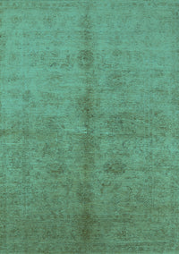 Oriental Turquoise Industrial Rug, urb3040turq