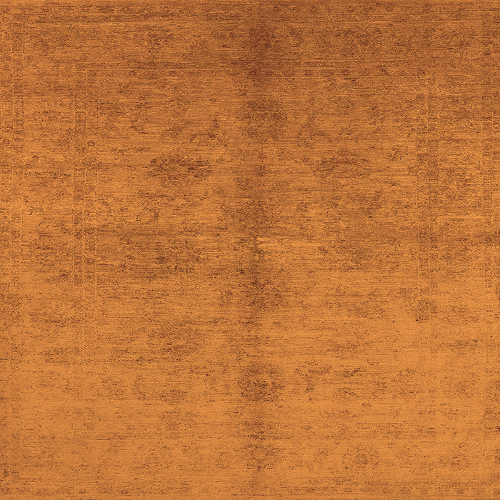 Square Oriental Orange Industrial Rug, urb3040org