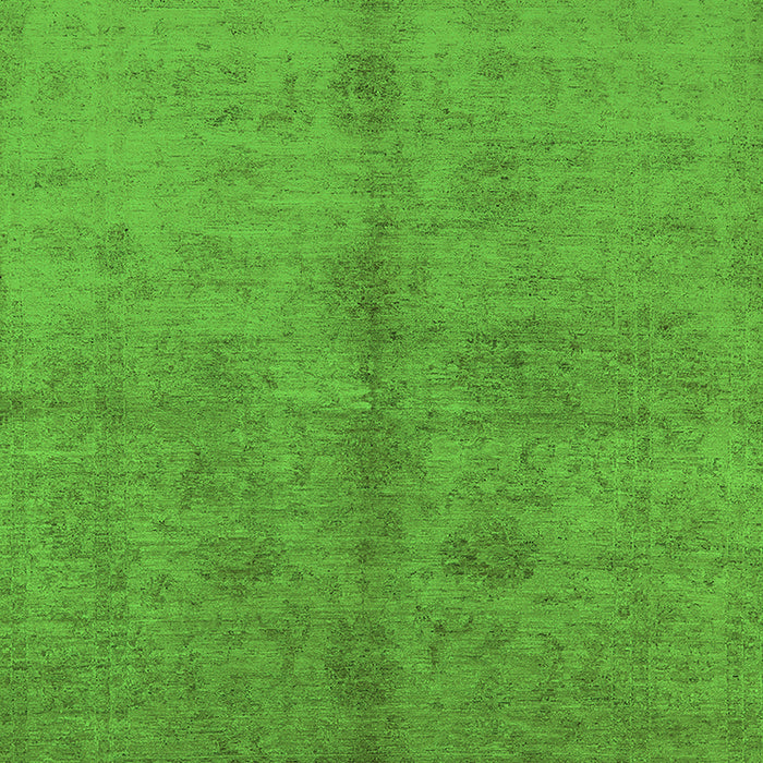 Machine Washable Oriental Green Industrial Area Rugs, wshurb3040grn
