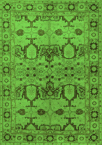 Oriental Green Industrial Rug, urb3041grn