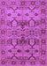 Machine Washable Oriental Purple Industrial Area Rugs, wshurb3041pur