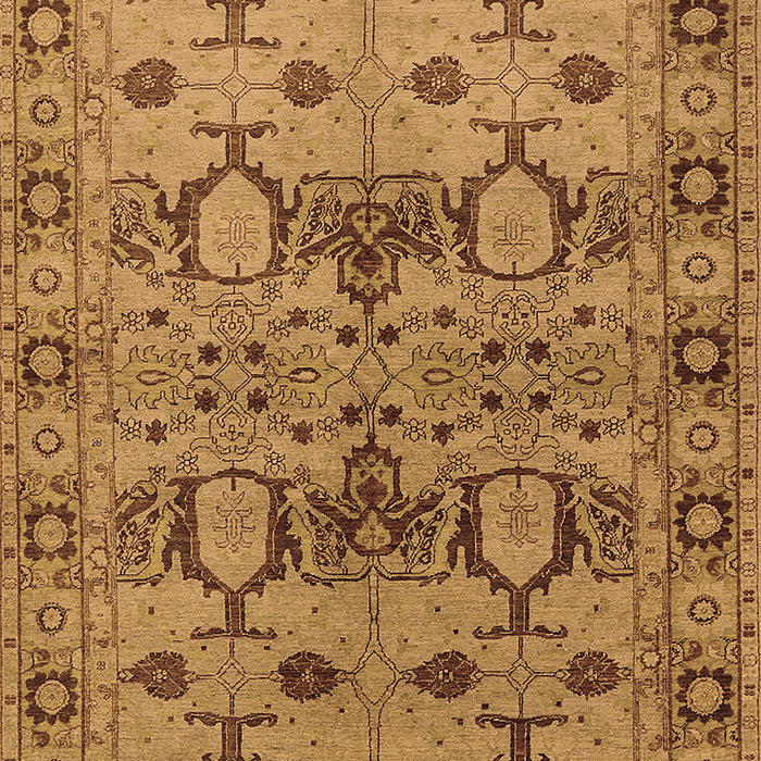 Oriental Brown Industrial Rug, urb3041brn