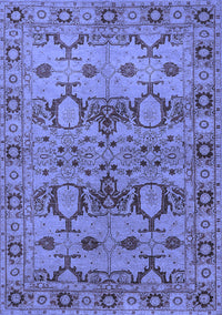 Oriental Blue Industrial Rug, urb3041blu