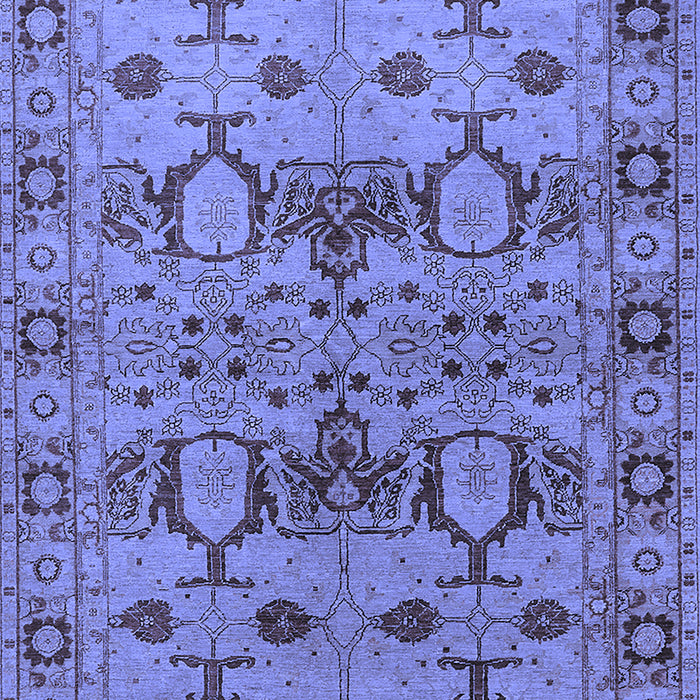 Oriental Blue Industrial Rug, urb3041blu