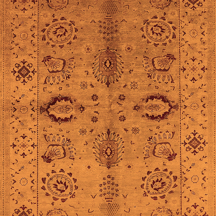 Oriental Orange Industrial Rug, urb3042org