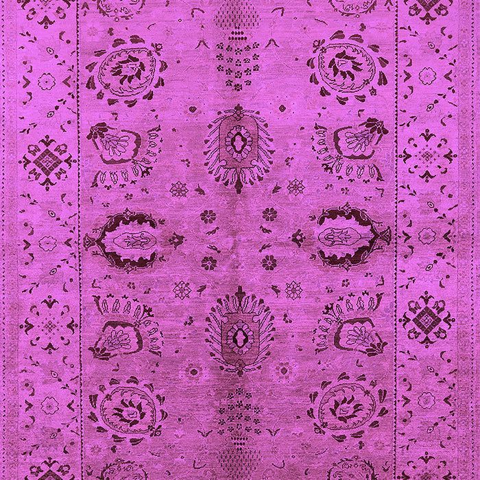 Machine Washable Oriental Purple Industrial Area Rugs, wshurb3042pur