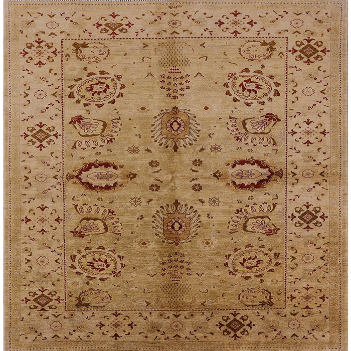 Square Machine Washable Industrial Modern Brown Sand Brown Rug, wshurb3042