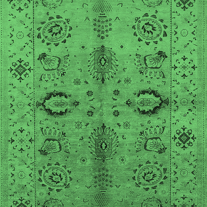 Oriental Emerald Green Industrial Rug, urb3042emgrn