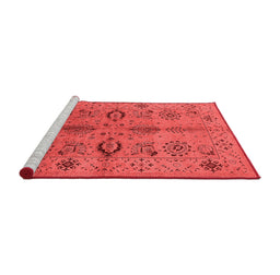 Industrial Red Washable Rugs