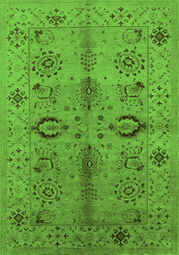 Oriental Green Industrial Rug, urb3042grn