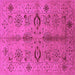 Square Oriental Pink Industrial Rug, urb3042pnk