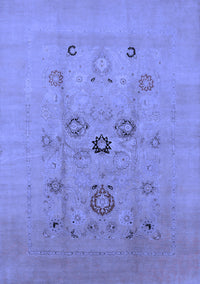 Oriental Blue Industrial Rug, urb3043blu