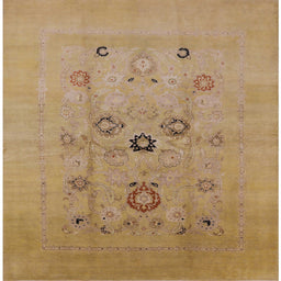 Square Machine Washable Industrial Modern Brown Sand Brown Rug, wshurb3043