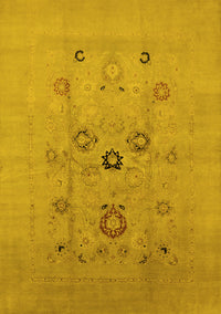 Oriental Yellow Industrial Rug, urb3043yw