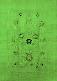 Oriental Green Industrial Rug, urb3043grn