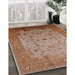 Machine Washable Industrial Modern Mahogany Brown Rug in a Family Room, wshurb3044