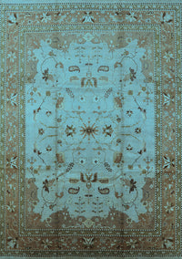 Oriental Light Blue Industrial Rug, urb3044lblu