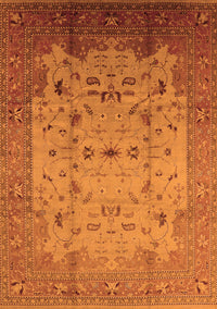 Oriental Orange Industrial Rug, urb3044org