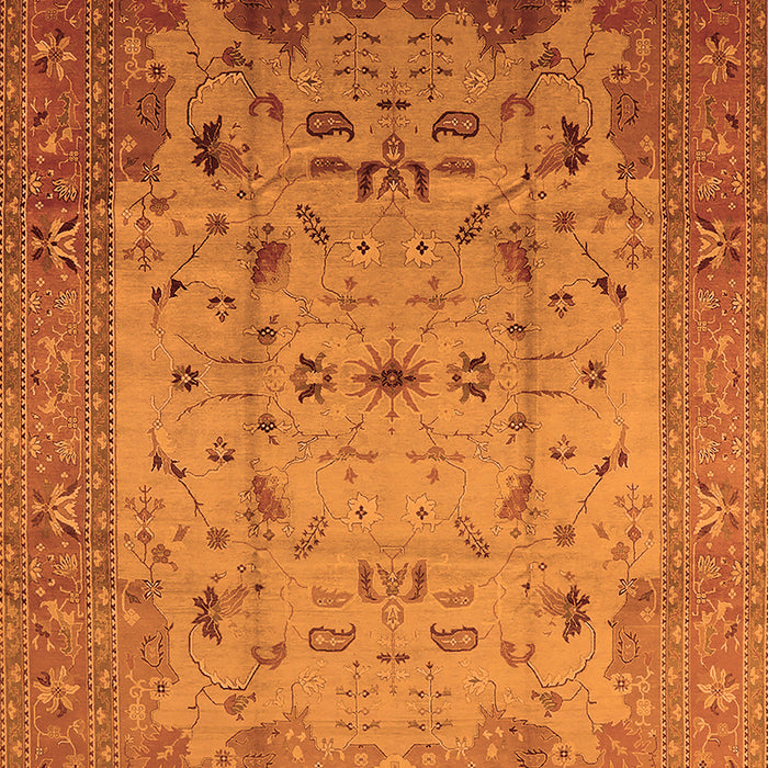 Oriental Orange Industrial Rug, urb3044org
