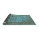 Sideview of Oriental Light Blue Industrial Rug, urb3044lblu