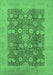 Oriental Emerald Green Industrial Rug, urb3045emgrn