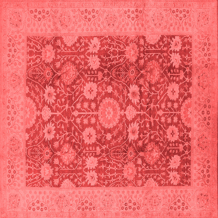 Machine Washable Oriental Red Industrial Rug, wshurb3045red