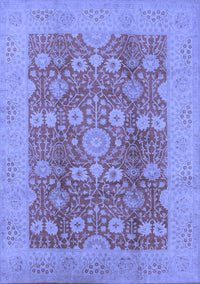 Oriental Blue Industrial Rug, urb3045blu