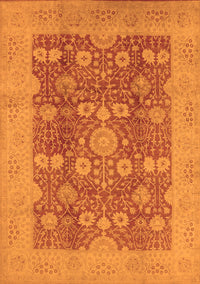 Oriental Orange Industrial Rug, urb3045org