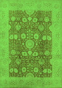 Oriental Green Industrial Rug, urb3045grn