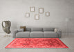 Industrial Red Washable Rugs