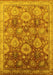 Oriental Yellow Industrial Rug, urb3046yw