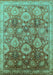 Oriental Turquoise Industrial Rug, urb3046turq