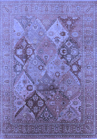 Oriental Blue Industrial Rug, urb3047blu