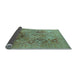 Sideview of Oriental Light Blue Industrial Rug, urb3047lblu